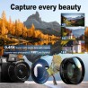 G-Anica 48MP 4K Digitalkamera für Fotografie und Vlogging - 16X Zoom, 180° Flip Screen, 52mm Makroobjektiv