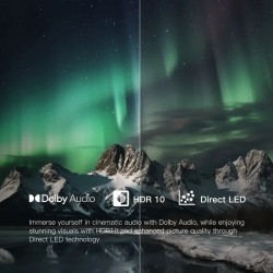 43-Zoll FPD LED Google TV 2025 Modell - 1080P HDR10 mit Audio, integriertem Chromecast & Google Play