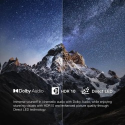 43-Zoll FPD LED Google TV 2025 Modell - 1080P HDR10 mit Audio, integriertem Chromecast & Google Play