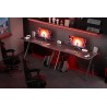 A-Shaped Gaming Desk Carbon-Fiber Gaming Desk-Fixed Breiten für Home Office und Gaming