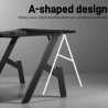 A-Shaped Gaming Desk Carbon-Fiber Gaming Desk-Fixed Breiten für Home Office und Gaming