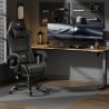 [Gaming Stuhl] Ergonomischer Gaming Stuhl mit Lendenmassage und verstellbarer Kopfstütze