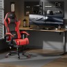 [Gaming Stuhl] Ergonomischer Gaming Stuhl mit Lendenmassage und verstellbarer Kopfstütze