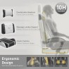 [Gaming Stuhl] Ergonomischer Gaming Stuhl mit Lendenmassage und verstellbarer Kopfstütze