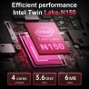 ACEMAGIC 18,5 Zoll Laptop Computer Intel N150 DDR4 16GB SSD 512GB Traditionelle Laptops Computer Tragbare numerische Tastatur