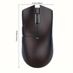 ATTACK SHARK X11 Leichte drahtlose Gaming-Maus mit RGB-Ladebasis, 2.4G/USB-C-Kabel/BT 3-Modus, 22K DPI, PAW3311-Sensor