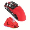 ATTACK SHARK X11 Leichte drahtlose Gaming-Maus mit RGB-Ladebasis, 2.4G/USB-C-Kabel/BT 3-Modus, 22K DPI, PAW3311-Sensor