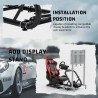 Gazzyt G29 Racing Simulator Cockpit mit Sitz kompatibel mit Thrustmaster/Logitech/Fanatec/PC G25 G27 G920 G923 T300RS
