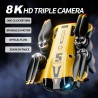 [Faltbare Dual-Kamera-Drohne] Faltbare Drohne mit Dual-HD-Kameras und optischer Flow-Positionierung | Kopfloser Modus, WIFI FPV