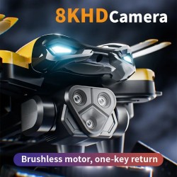 [Faltbare Dual-Kamera-Drohne] Faltbare Drohne mit Dual-HD-Kameras und optischer Flow-Positionierung | Kopfloser Modus, WIFI FPV
