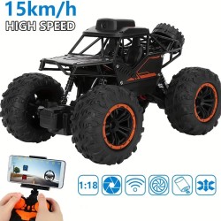 FPV-Legierung Off-Road RC Auto - 480P HD WiFi Kamera, 4WD All-Terrain-Reifen, LCD Echtzeitmonitor